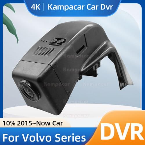 Kampacar VLV09-C Wifi Dash Cam Car Dvr Camera For Volvo V40 T5 R-Design High Edition V 40 Cross Country Auto HD 1080P DashCam