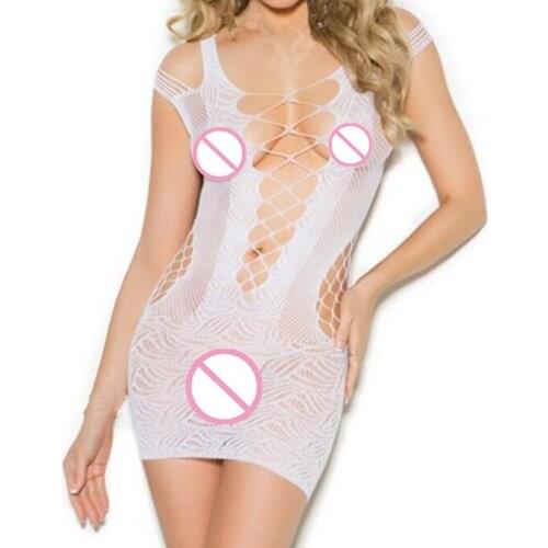 White Babydolls Mystery Lingerie Hot Chemise Erotic Nightwear Body Dress Sexy Costumes Nightdress Sexy Underwear Women Sleepwear
