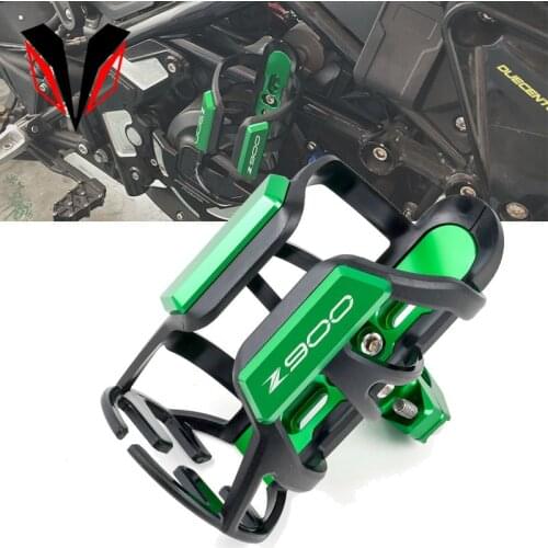 With Logo 'Z900' Water Bottle Holder For KAWASAKI Z900 Z 900 2019 2020 2021 Motorcycle Accessories CNC Drink Cup Holder Sturdy