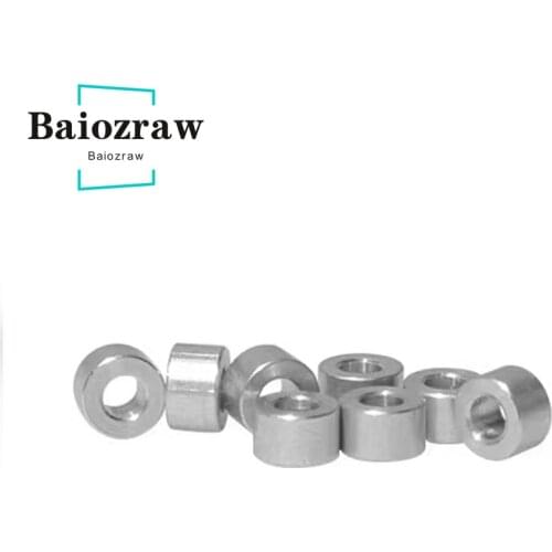 3D Printer Parts Openbuilds Isolation Column Bore 5mm Diameter 10mm Length 6mm 8mm Aluminium Spacer V-slot Isolation Column