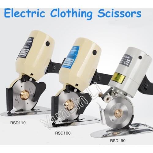 Electric Circular Knife Cutting Machine Hand-held Garment Clothes Cutter Electric Round Knife Cutting Scissors