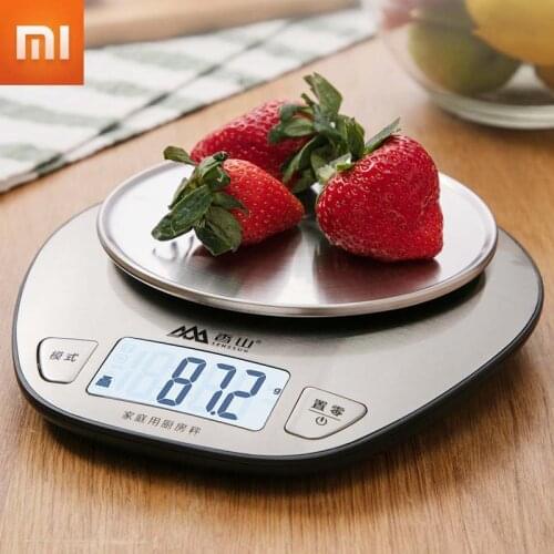 Xiaomi Mijia Xiangshan Electronic Kitchen Scale EK518 Silver Accurate Weighing Stainless Steel Scale High Precision Sensing