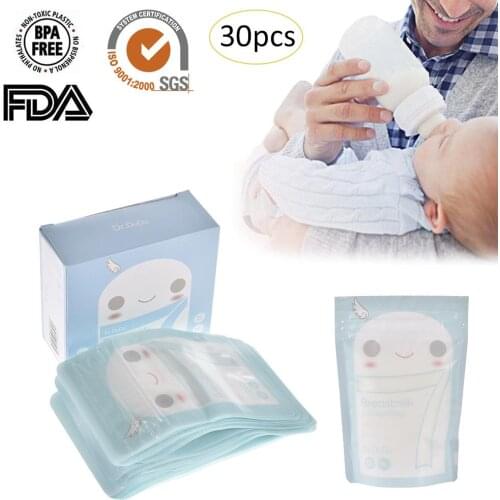 120ml Small Capacity Breast Milk Storage Bag No Bisphenol A Safer Leakproof Seal Convenient Breast Feeding Freezer Bags