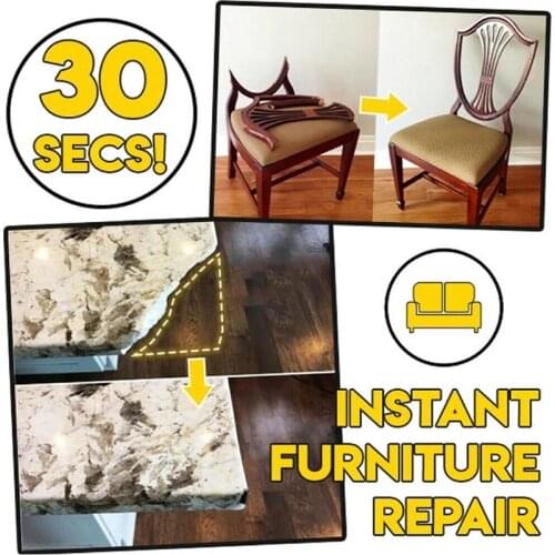 K1KA Defect Repair Agent AB Glue Instant Furniture Repair Strong Bond Sealant Repair Glass Wood Plastic Leather Stone Slab