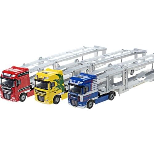 KAIDIWEI Alloy Truck trailer Engineering vehicle simulation kids childrens toy model christmas new year gift collection 1:50
