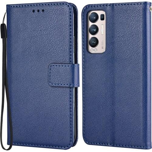 Leather Wallet Case for On OPPO Find X3 Neo Flip Case Find X3 Neo Capa Phone Bag for OPPO Reno5 Pro+ 5G Cover Card Slot Funda