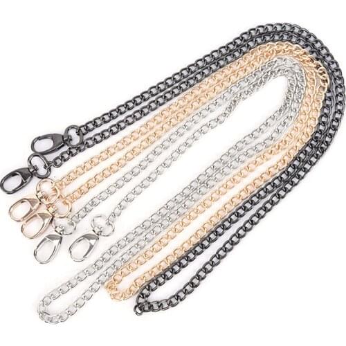 100cm Metal Purse Chain Strap Handle Shoulder Crossbody Bag Handbag Replacement