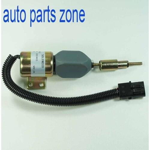 MH Electronic Fuel Shutdown Solenoid Valve Shut off Stop 3357411 907120120014 3 pin For Cummins VW Ford 24V Free Shipping New