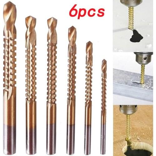 Wood cutting electric drill set drilling bit sawtooth drilling board set for reaming and drawing