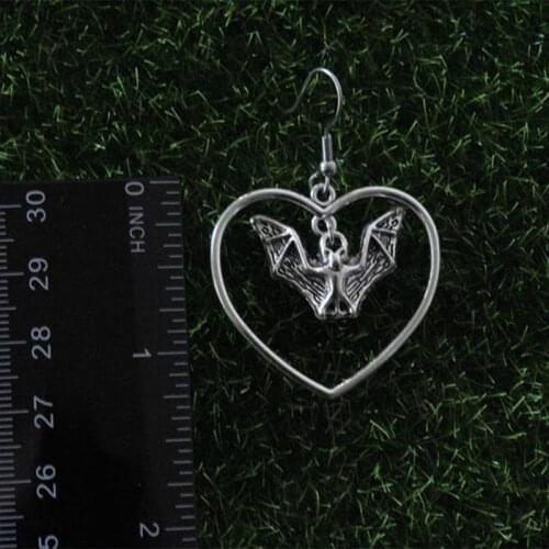 New Personality Hanging Bats,Gothic, Halloween Earrings Christmas Gift With Hook