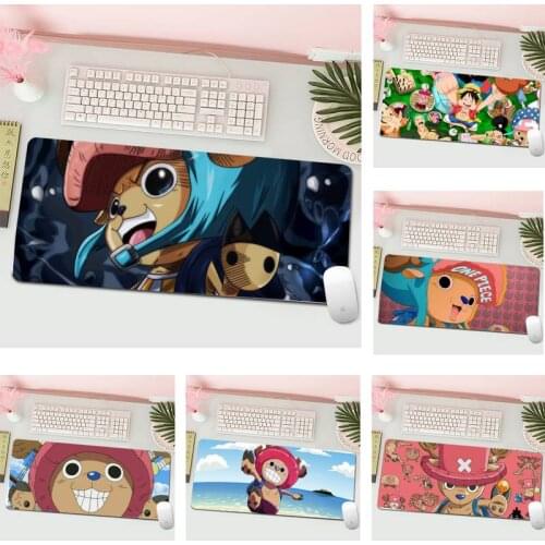 One Piece Japan Anime Luffy Tony Chopper Laptop Computer Mousepad XL Large Gamer Keyboard PC Desk Mat Computer Tablet Mouse Pad