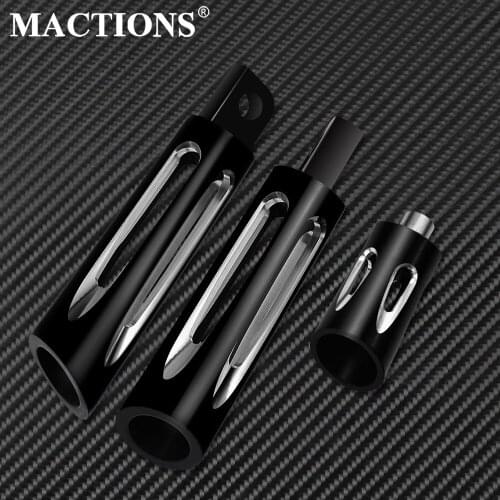 Motorcycle Footrest Foot Pegs Pedal &Shift Nails Peg Black Kits For Harley Touring Dyna Softail Sportster XL 883 1200 Custom