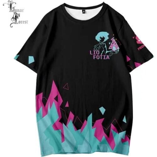 PROMARE Lio Fotia 3D Printing T-shirt Summer Fashion Round Neck Short Sleeve Popular Japanese Anime Streetwear Plus Size
