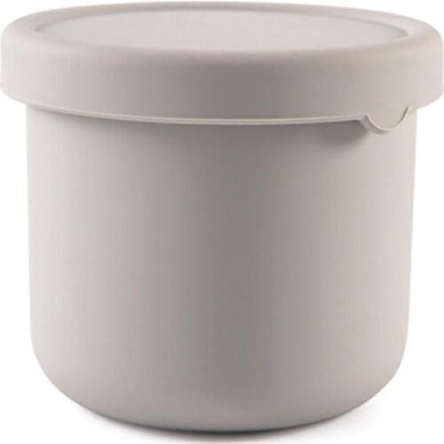 Silicone Food Storage Freezer Containers with Lids Silicone Portable Bowl Airtight Leakproof Food Jars Dishwasher Microwave Safe