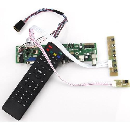 TV+HDMI+VGA+CVBS+USB) For B173RW01 V0 LP173WD1 LTN173KT01 T.VST59.03 LCD/LED Controller Driver Board LVDS Reuse Laptop 1600x900