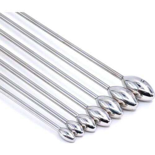 Male Urethral Dilator Sounds Smooth Stainless Steel Penis Plug BDSM Urethra Cock Prostate Massager Masturbation Sex Toys for Men