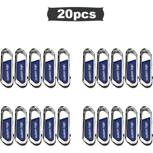 20pcs free logo USB Flash Drive Pen Drive 64GB 32GB Waterproof USB Stick 8GB 16GB Pendrive Cle USB 2.0 Flash Memory Stick gift