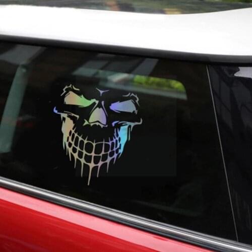 Waterproof Car Decals Sticker 3 Scary Skull Bone Skeleton Home Door Decor Truck SUV Window Sticker Wall Bumper O3P0