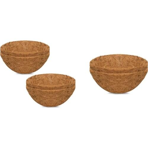 Fiber Replacements Thick Coconut Lining, Suitable for Plant Hanging Baskets, Garden Flower and Vegetable Pots