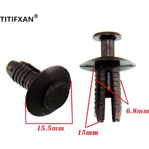 For Octavia Superb Fabia Net Upper Cover Guard Bumper Fender Lining Plug-in Car Rivet Plastic Fasteners Clips 10PCS