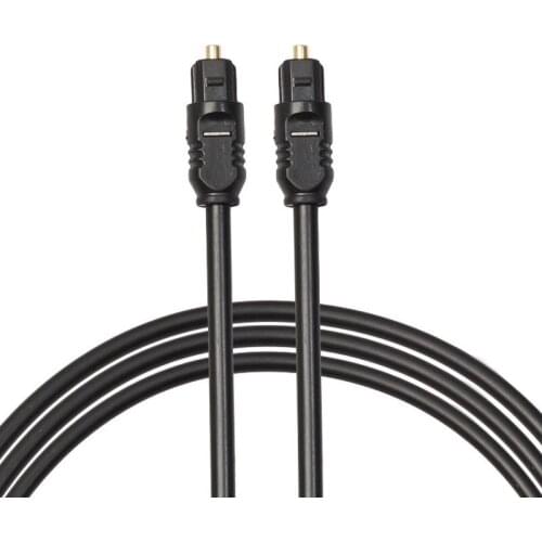 1m Fiber Optic TOSLink Digital o Cable Male to Male Lightweight and Flexible Compatible With S/PDIF, ADATs, Dolby Digital