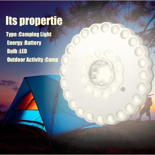41LED Outdoor High Brightness Tent Lamp Camping Light 36 + 5 LED Tent Lamp Three Mode Switch Camping Light BF-513 Portable