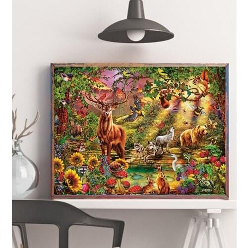 5D latest DIY diamond painting deer diamond embroidery animal diamond mosaic painting rhinestone handmade gift top dream world