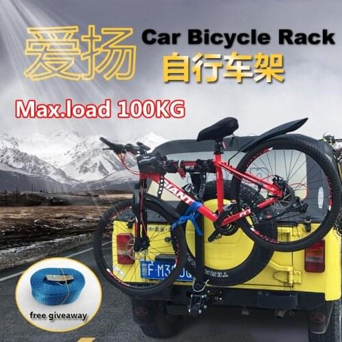 Car rear hitch mount bicycle carrier/rear hitch mount bike rack load 2-4 bikes fit 2" hitch receiver