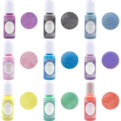 24 Color Resin Pigment Fantasy Color Essence Epoxy Liquid DIY Epoxy Resin Mold Jewelry Making Accessories Handmade Crafts