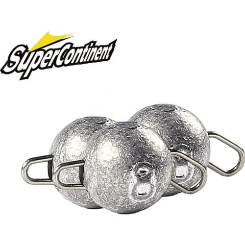 Supercontinent Cheburashka Sinker Fishing Jig Head Bullet Weights Soft Lure Group 2g4g6g8g10g12g14g16g18gHook Aggravated