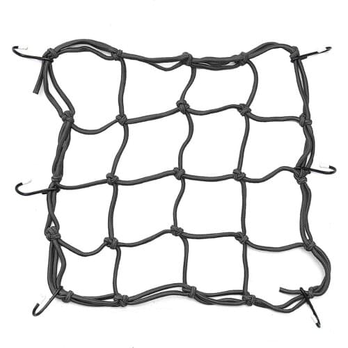 GZRIVERRUN 12"x12" Universal Elastic Cord Motorcycle Bike Cargo Helmet Stuff Net Mesh Black Moto Accessories Luggage Stuff
