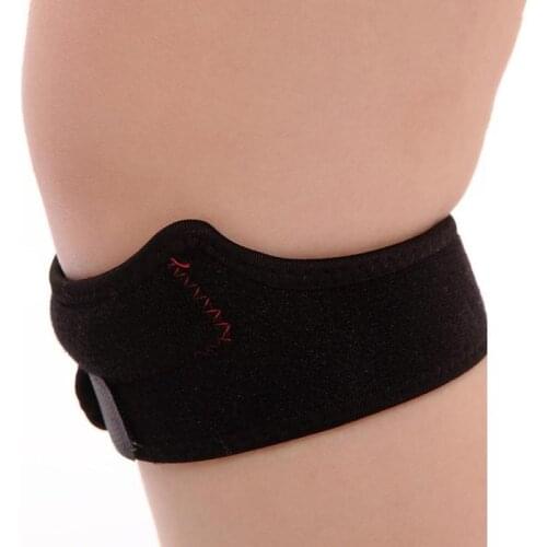 Hot Adjustable Knee Patellar Tendon Support Strap Band Knee Support Brace Pads for Running basketball Outdoor Sport 1PCS