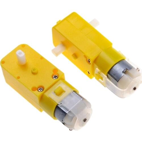 Double Shaft DC Gear Motor DC 3V-12V 1:48 Dual Shaft DC Motor Electric Motor for Arduino Robot Smart Car Toys DIY Model