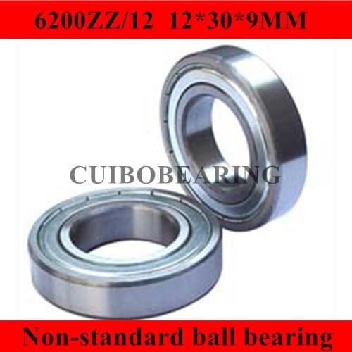 Non-standard ball bearing 6200/12ZZ 12*30*9mm