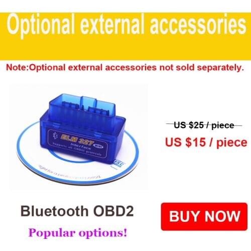 OBD2 Optional car accessories can be used with the Android multimedia player and is not supported sell separately