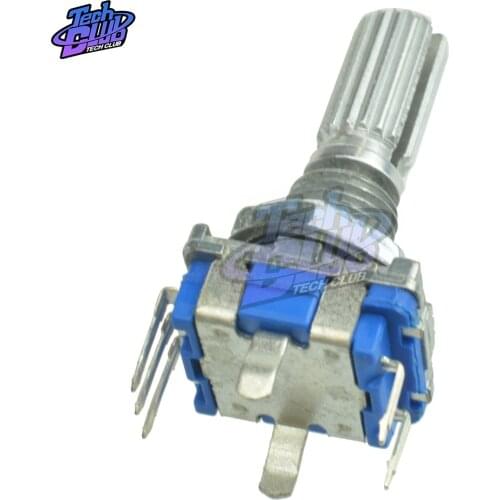 10PCS/LOT Original,Rotary encoder,code switch/EC11/ digital potentiometer with switch 5Pin handle length 15mm