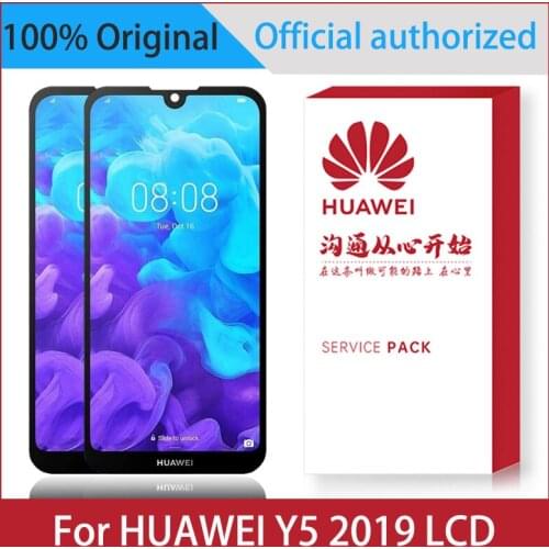 5.71'' Original LCD For HUAWEI Y5 2019 AMN-LX9 LX1 LX2 LX3 Display Touch Screen Digitizer Assembly With Frame Replacement Parts
