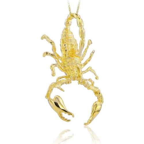 Scorpio Necklace 925 Sterling Silver Unisex Animal Necklace