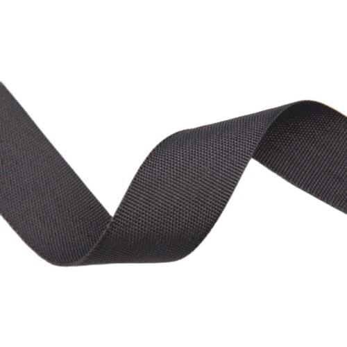 20mm 23mm plain polyester ribbon grosgrain ribbon bias tape 100 yards/lot dark grey color