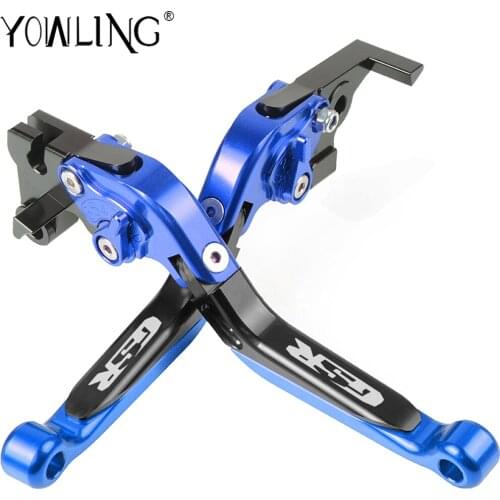 GSR LOGO Motorcycle Brakes Lever Clutch Lever CNC Adjustable Foldable brake clutch levers For SUZUKI HAYABUSA GSXR1300 1999-2007