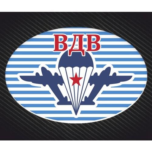 S4-0024# Various Sizes Printed Self-adhesive Decal airborne emblem Car Sticker Waterproof Auto Decors on Bumper Rear Window