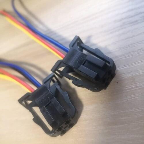 1/5/10/20/50pcs/lot 4 Pin/Way Female Taillight Plug Tail Lamp Connector STECKER Wire Cable Pigtail For AUDI VW SKODA 3B0972722