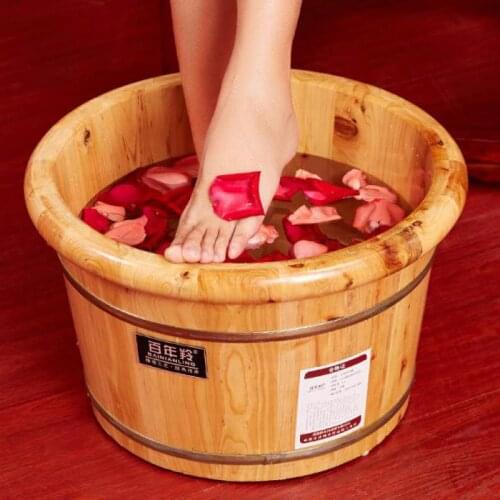 Foot Bath Bucket Of Bubble Foot Cedar Bucket Basin Of Wash Feet Small Wood Real Wood Wooden Household Artifact Xin Wu With