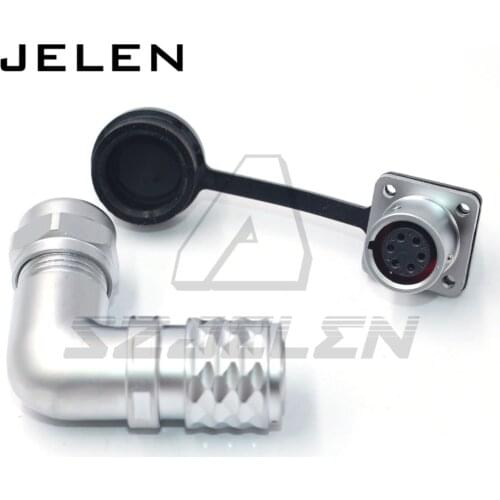 WEIPU SF1214P/SF1312S industrial cable plug and socket ip67 waterproof connector 6pin male and female wire connectors