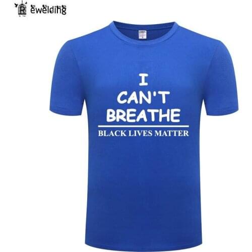 I Can't Breathe Eric Garner Protest Mens T-Shirt T Shirts Men women BLACK LIVES MATTER Short Sleeve O Neck Cotton Top Tee New