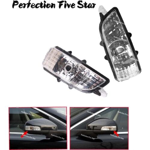 31111102 31111090 L R Mirror Indicator Turn Signal Light Lamp Lens NO Bulb For Volvo S40 S60 S80 C30 C70 V50 V70 2007 2008 2009