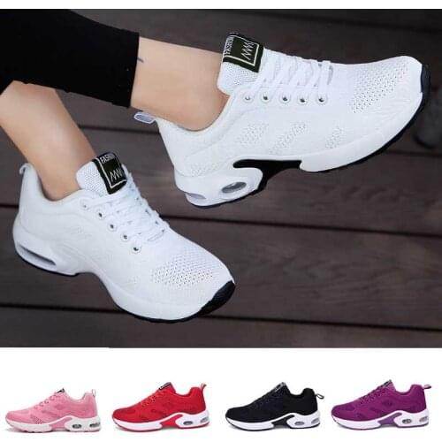 Bjakin Women Lightweight Sneakers Running Shoes Outdoor Sports Shoes Breathable Mesh Comfort Running Shoes Air Cushion Lace Up