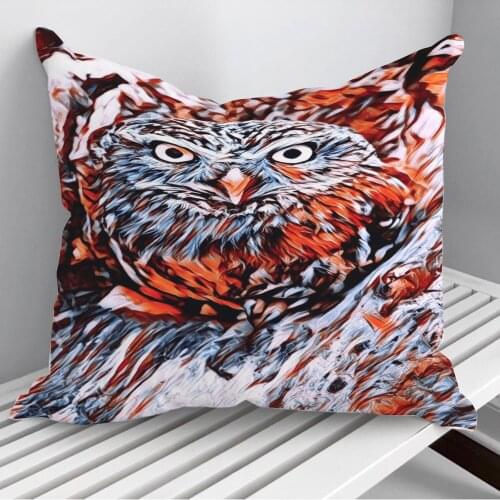Animals 4 Throw Pillows Cushion Cover On Sofa Home Decor 45*45cm 40*40cm Gift Pillowcase Cojines Dropshipping