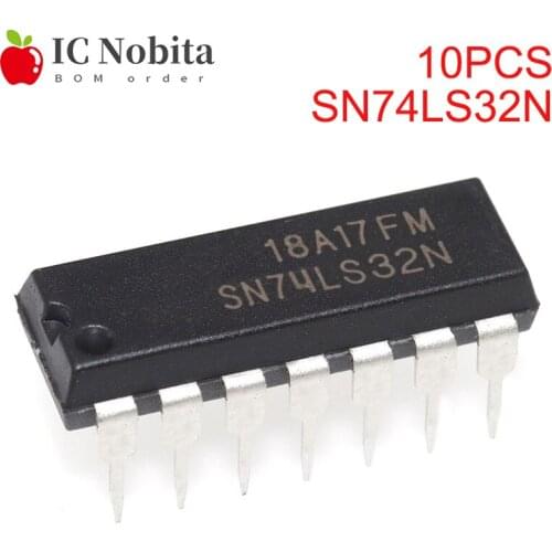 10PCS SN74LS32N DIP-14 HD74LS32P 74LS32N DIP14 74LS32 New