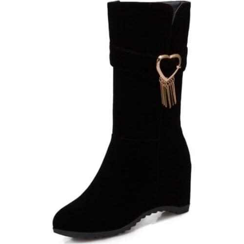 Big Size Simple decorative boots boots women woman winter boots women women shoes botas